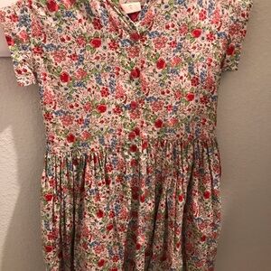 Bijou Sauvage Floral Kids Dress - Multicolor